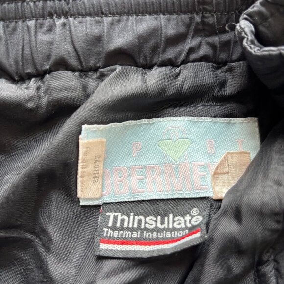 Vintage Obermeyer Sport Womens Ski Pants Black Snowboard Full Zip Legs 18307 - Picture 7 of 16